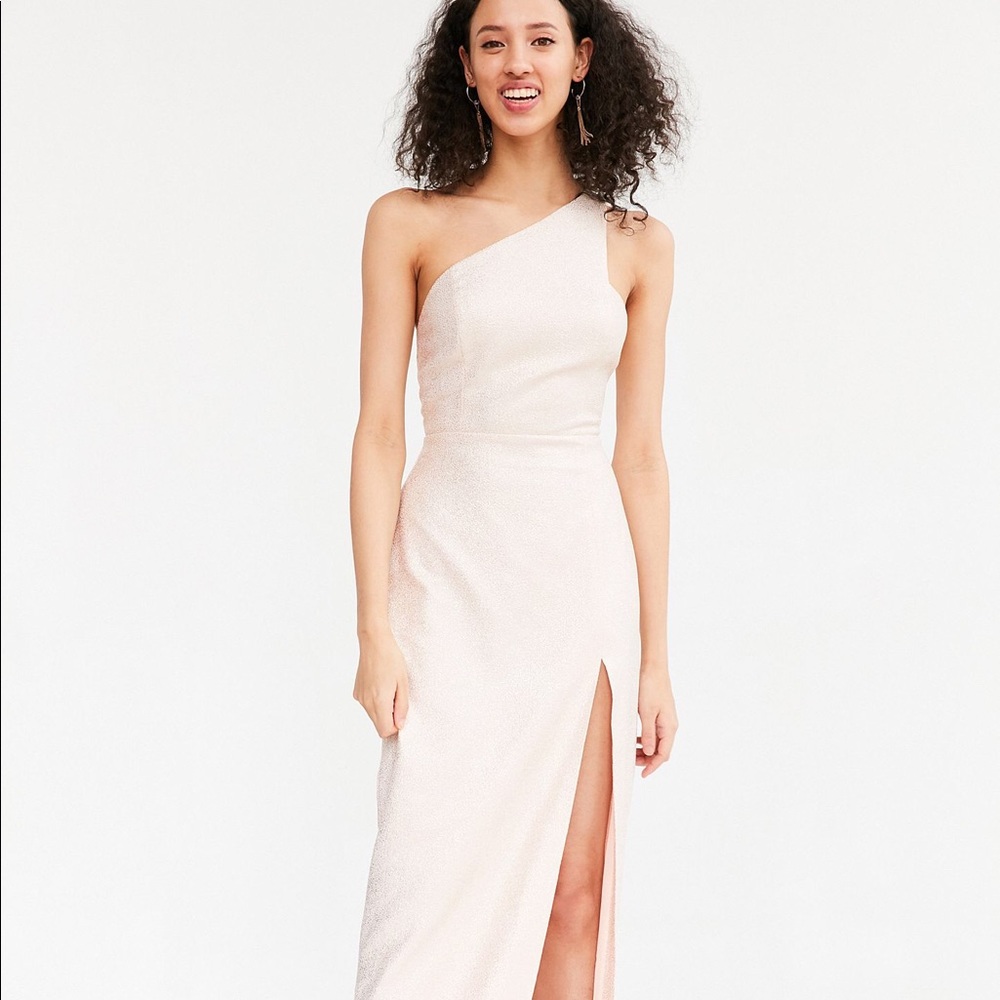 Urban Outfitters Metallic Blush Dress